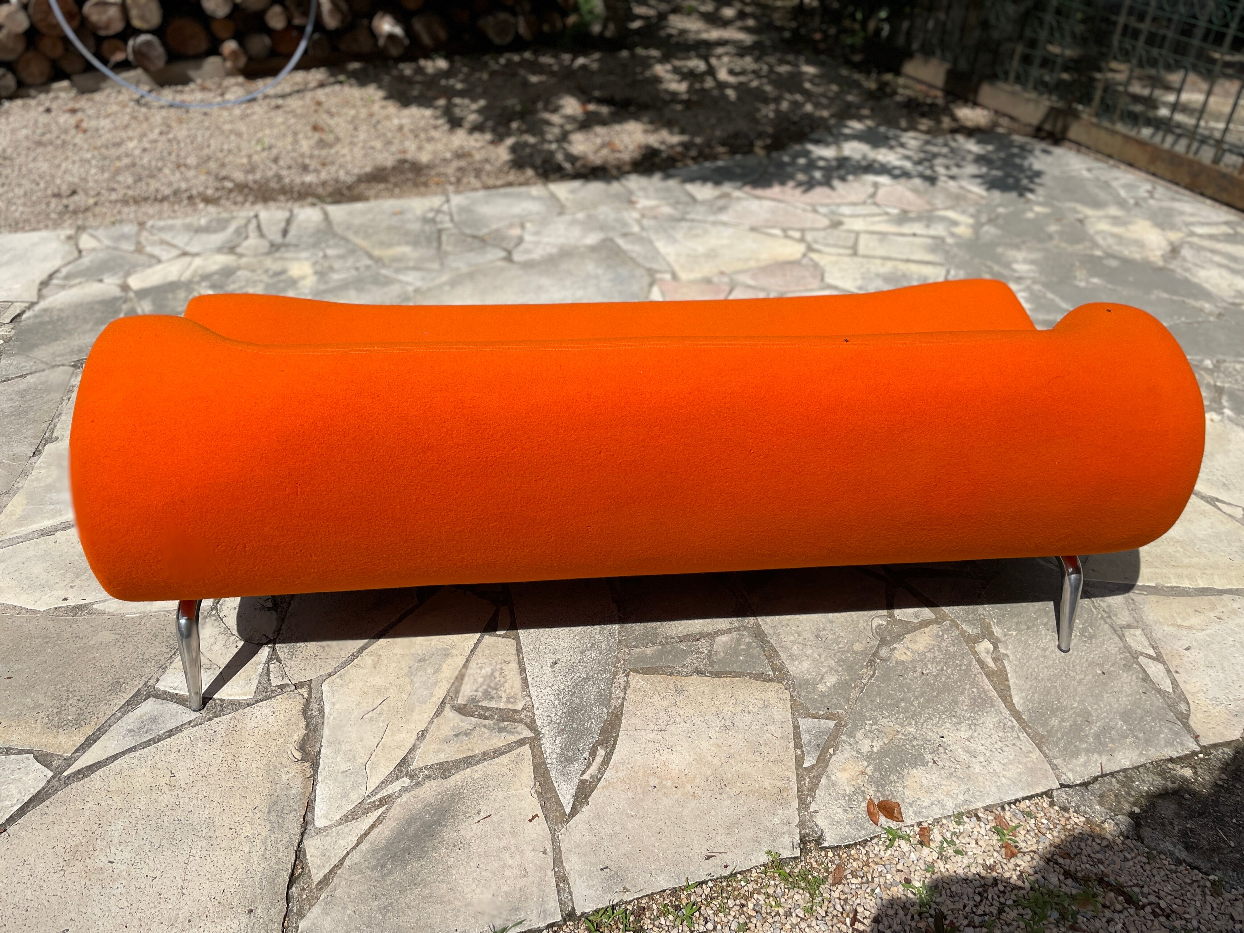 Vintage sofa C-725 Bird by Michel Van Der Kley for Artifort