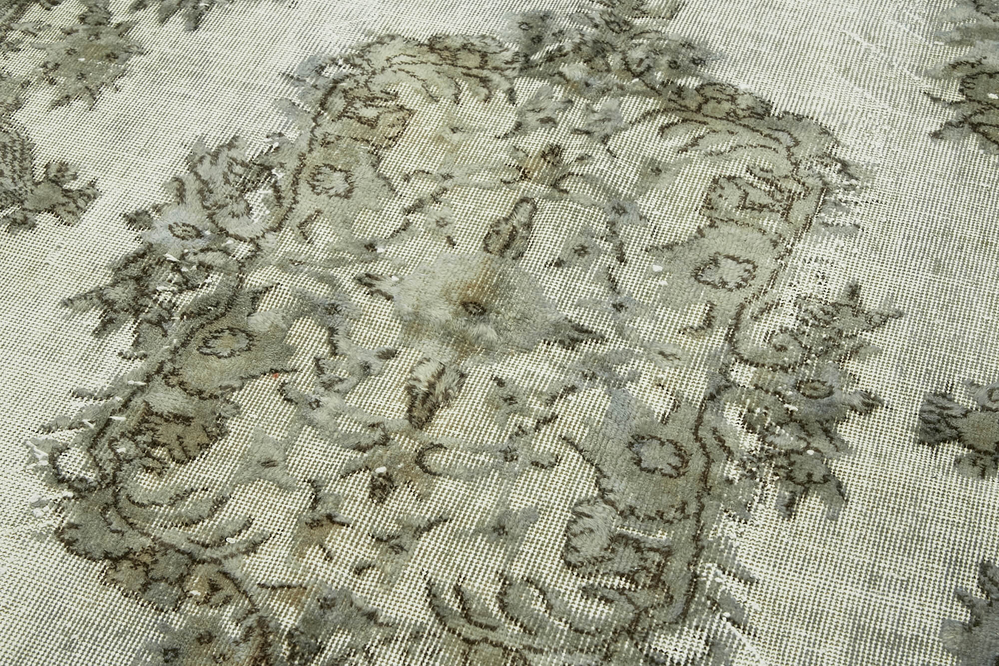 Tapis turc antique des années 1970 noué à la main 162 cm x 262 cm