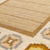 Scandinavian Modern Rug by Ingegerd Silow, 1960s