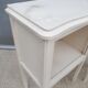 Pair of white vintage bedside tables