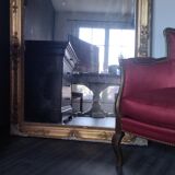 Miroir ancien doré style Louis XVI