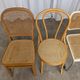 Set of 4 Mix & Match Dining Chairs with Cane Seat / Mid-Century Dining Furn