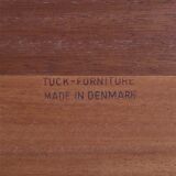 "AT-45" teak serving trolley by Hans Wegner for Andreas Tuck / Mid-century Danish modern design / 1960s