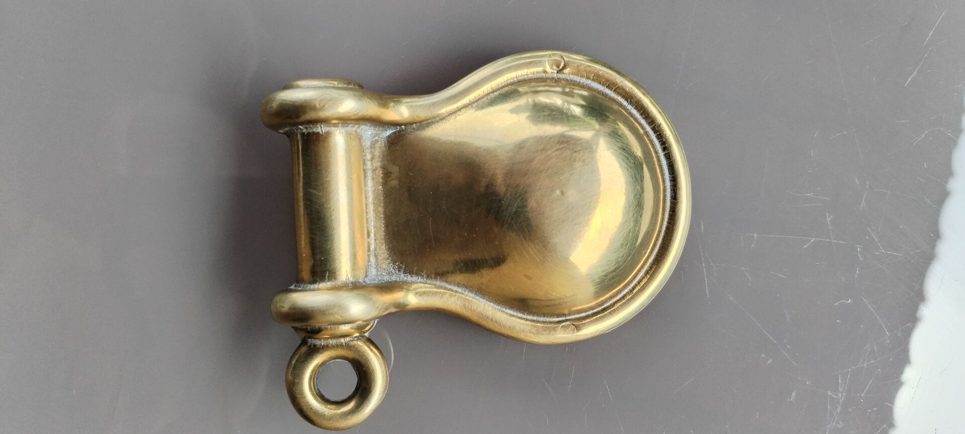 Small "Manille" vintage brass catchall