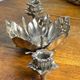 Flower candle holders, lotus ashtray with removable petals, 1960s.