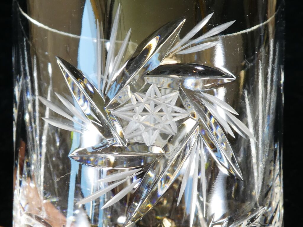 Whisky service in Critsal of arques or Boheme carafe and 6 glasses