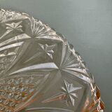 Vintage moulded glass pendant light - tableware collection -