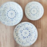 Ensemble de 14 assiettes Copenhague Boch frères Keramis