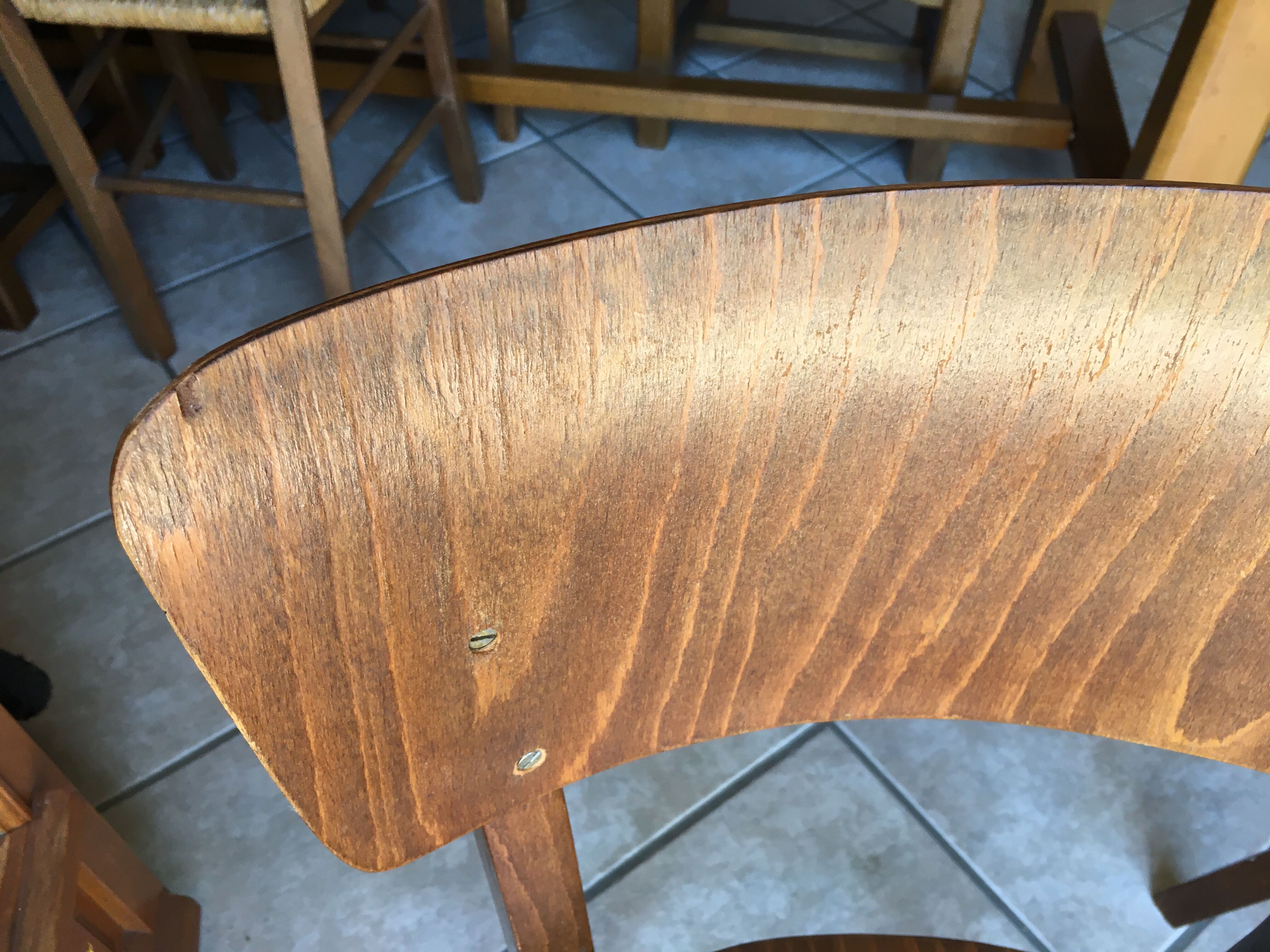 Pair of Thonet bistro chairs