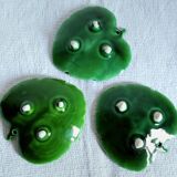 Three. Vintage leaf decoration pockets