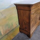 Petite commode époque Louis Philippe en noyer