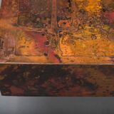 Vintage copper coffee table from Bernhard Rohne, 1970s