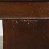 English desk with leather desk top and 9 drawers