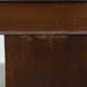 Bureau anglais 9 tiroirs en bois et cuir