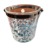 Seau à glaçons en cristal d'Arques et inox