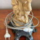 Lamp foot decorations cherubs in Santini resin