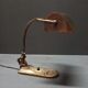 Antique brass Art Deco notary lamp/banker lamp