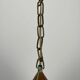 Conical suspended copper pendant by E.S Horn Aalestrup, Denmark 1950