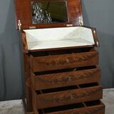 Commode de Toilette en Ronce d’Acajou, style Louis-Philippe – Fin XIXe