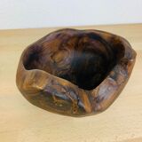 Empty pocket cut solid wood brutalist