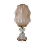 Skyscraper lamp foot mirror and crystal