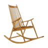 1960s Midcentury Wooden Rocking Chair, Czechoslovakia
