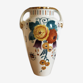 Lunéville art-deco vase