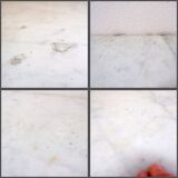 Antique Italian chest of drawers with marble top