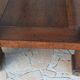 Walnut console restoration