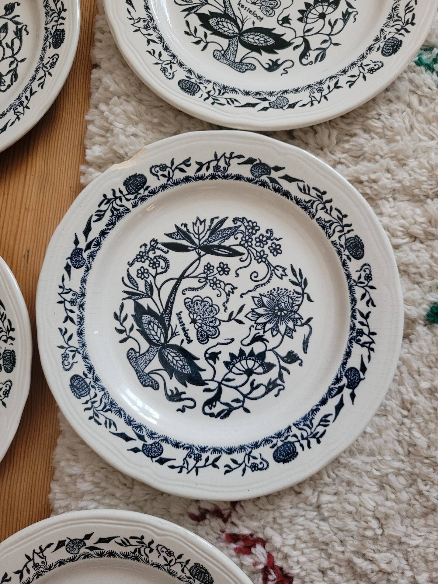 Lot de 5 assiettes à dessert Kesteloot