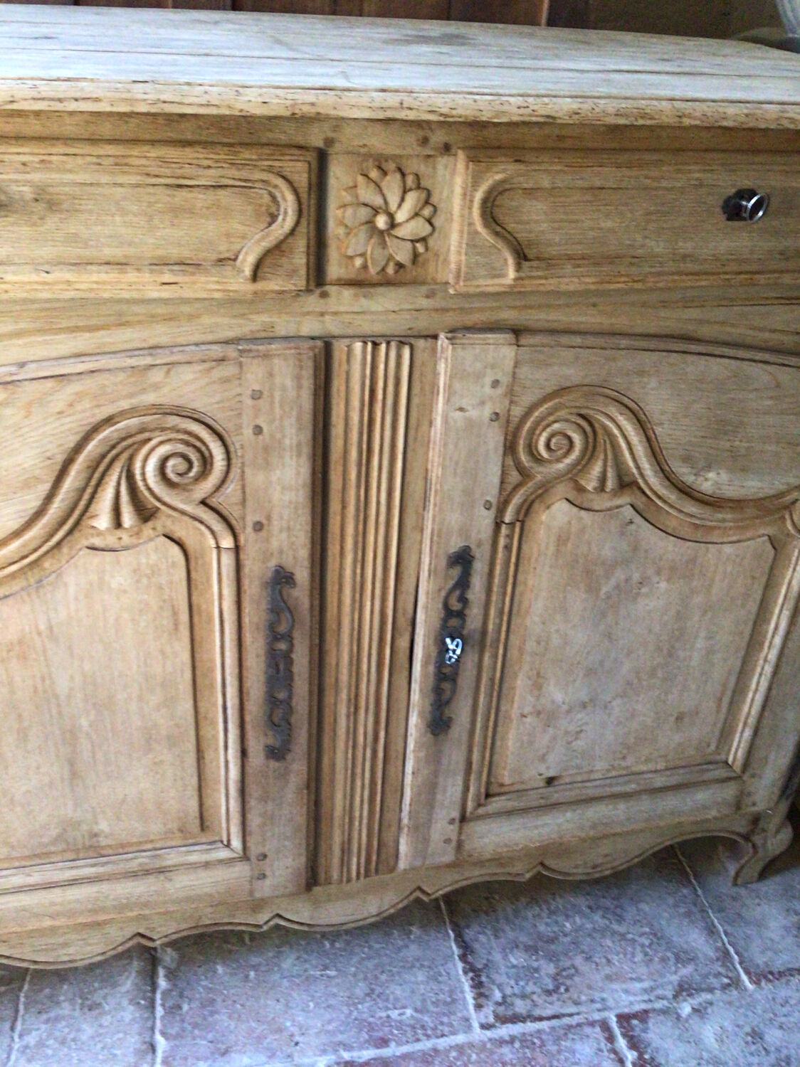 19th-century oak sideboard