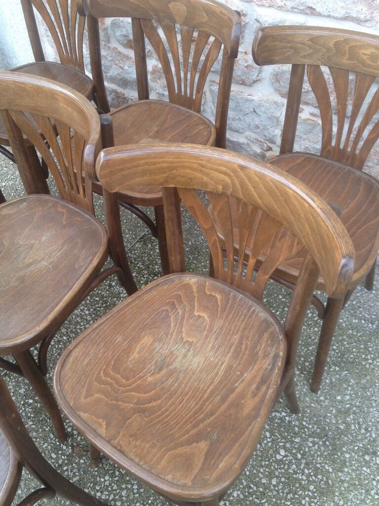 Set of 8 chairs Bistro