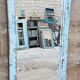 Miroir en teck birman