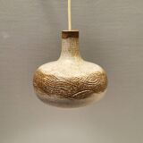 Small ceramic hanging lamp, by Danish Axel Larsen for his own company Axella,stamped inside the lamp