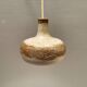 Petite lampe suspendue en céramique, du danois Axel Larsen pour sa propre entreprise Axella, estampillée à l'intérieur de la lampe
