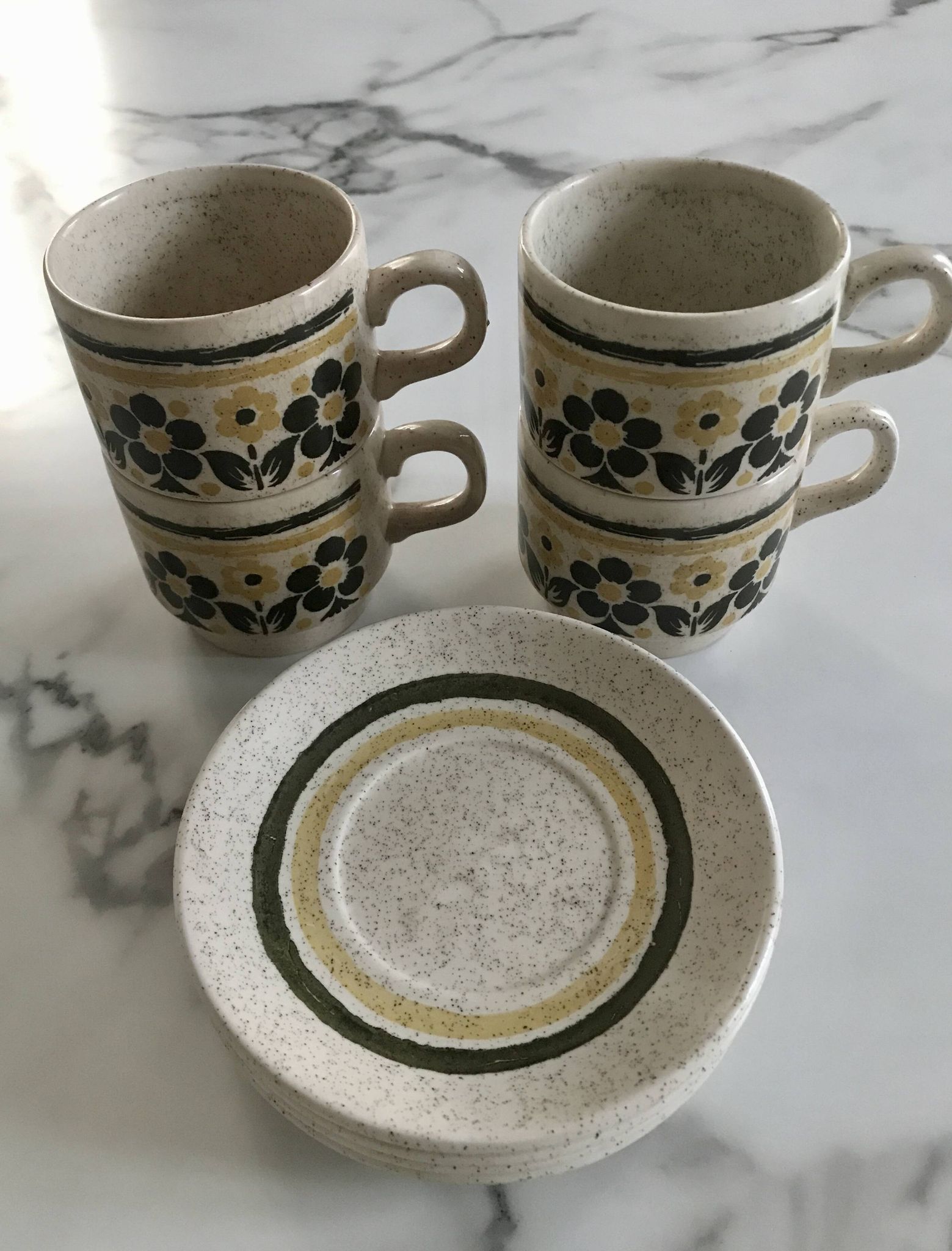 Vintage English Biltons cups and saucers