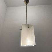 Stilnovo opaline glass light pendant 1950’s