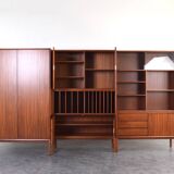 Mid-Century MTP Teak Wall Unit by M. Grabiński for IKEA, Set of 3