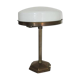 Old Art Deco Table Lamp in Brass & Glass