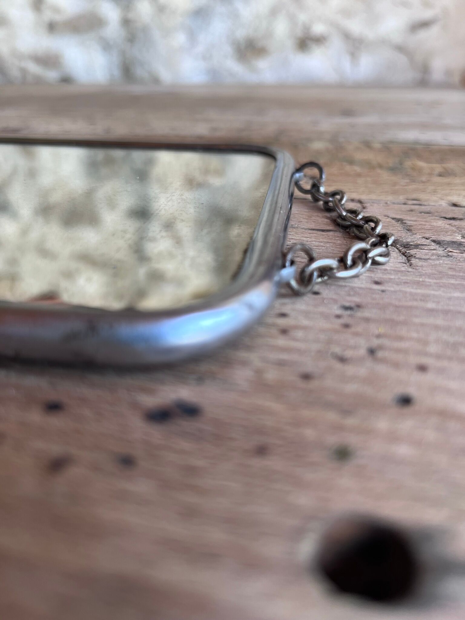 Barber mirror to hang