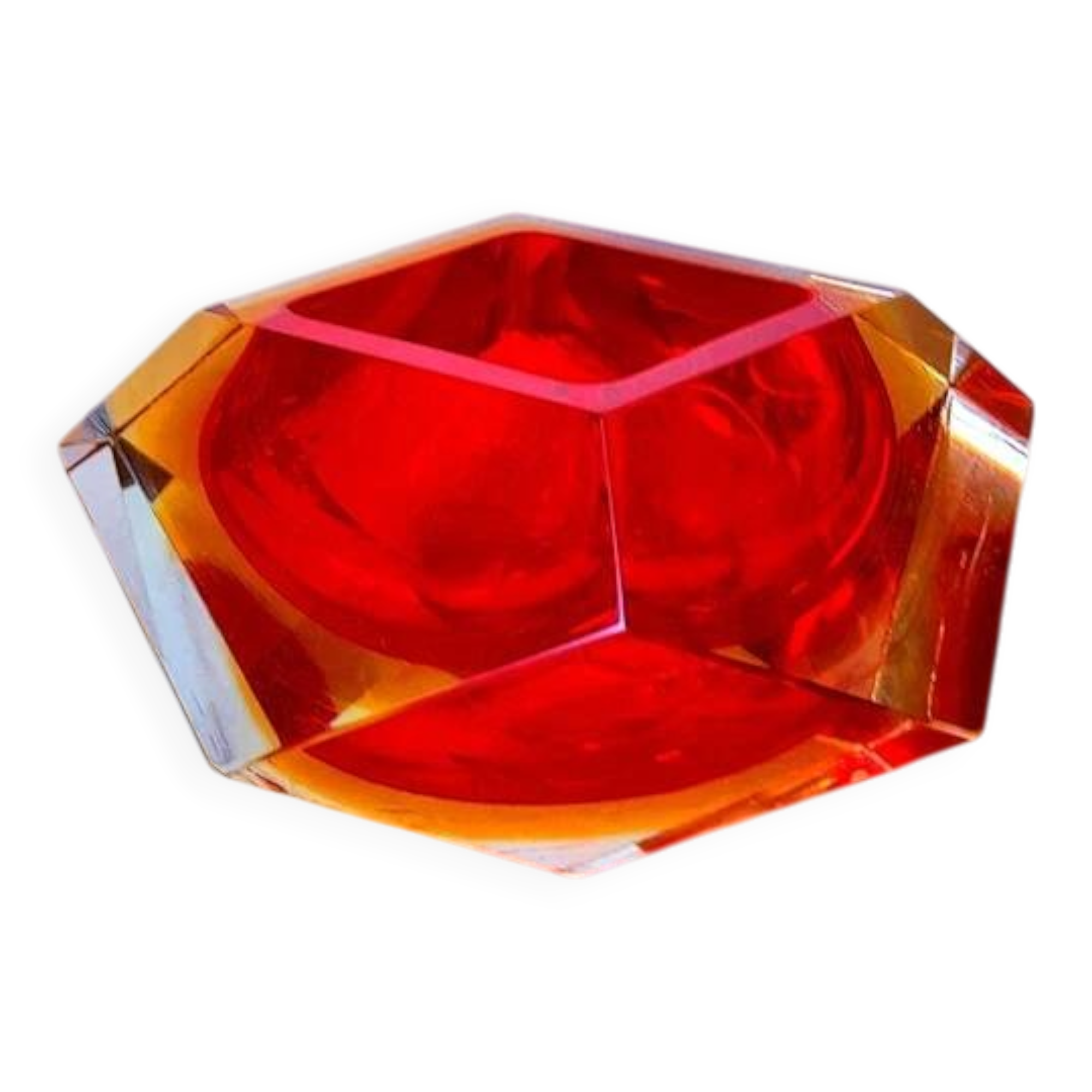 Submerged ashtray Flavio Poli, Murano 1970