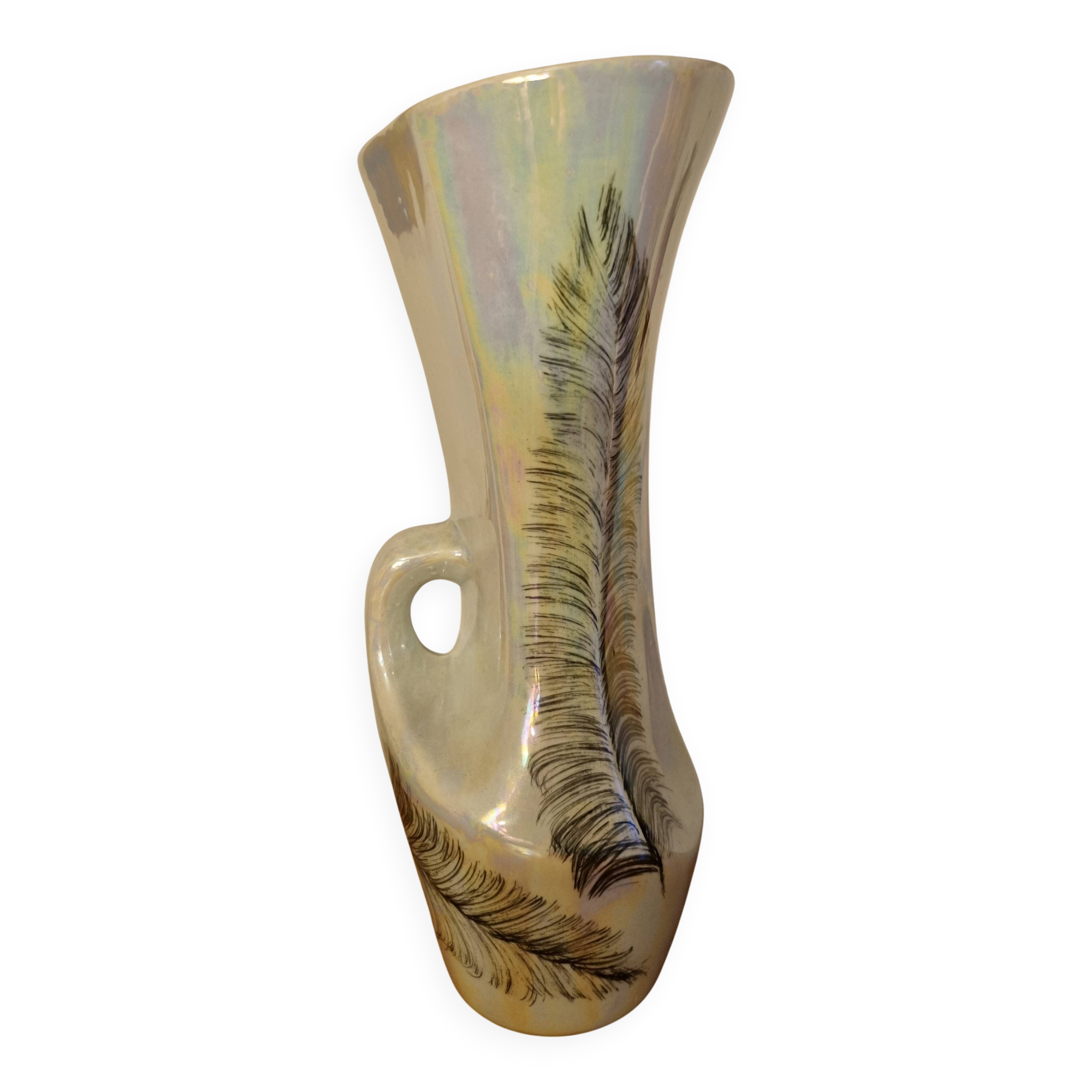 Vintage ceramic vase from Antibes