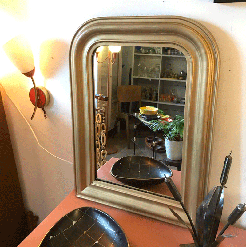 Gilded Louis-Philippe mirror