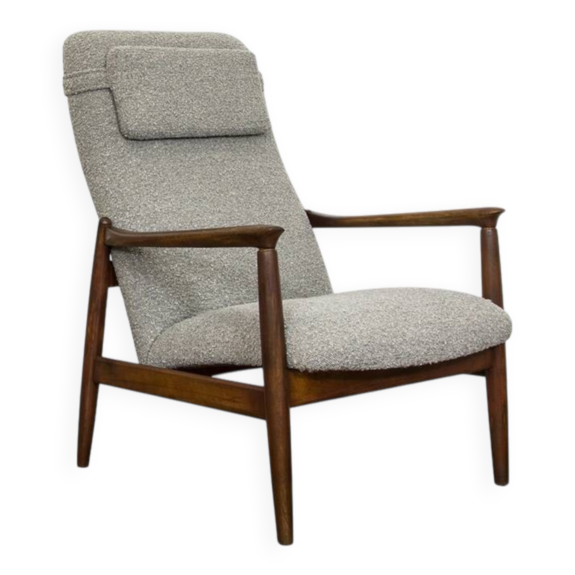 Mid-Century High Back Armchair by Edmund Homa, GFM, Poland, 1960s