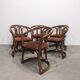 Beautiful vintage bamboo chairs.
