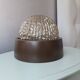 Vintage 70s glass ceiling light