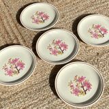 5 Gien dessert plates