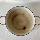 Old enamelled pot