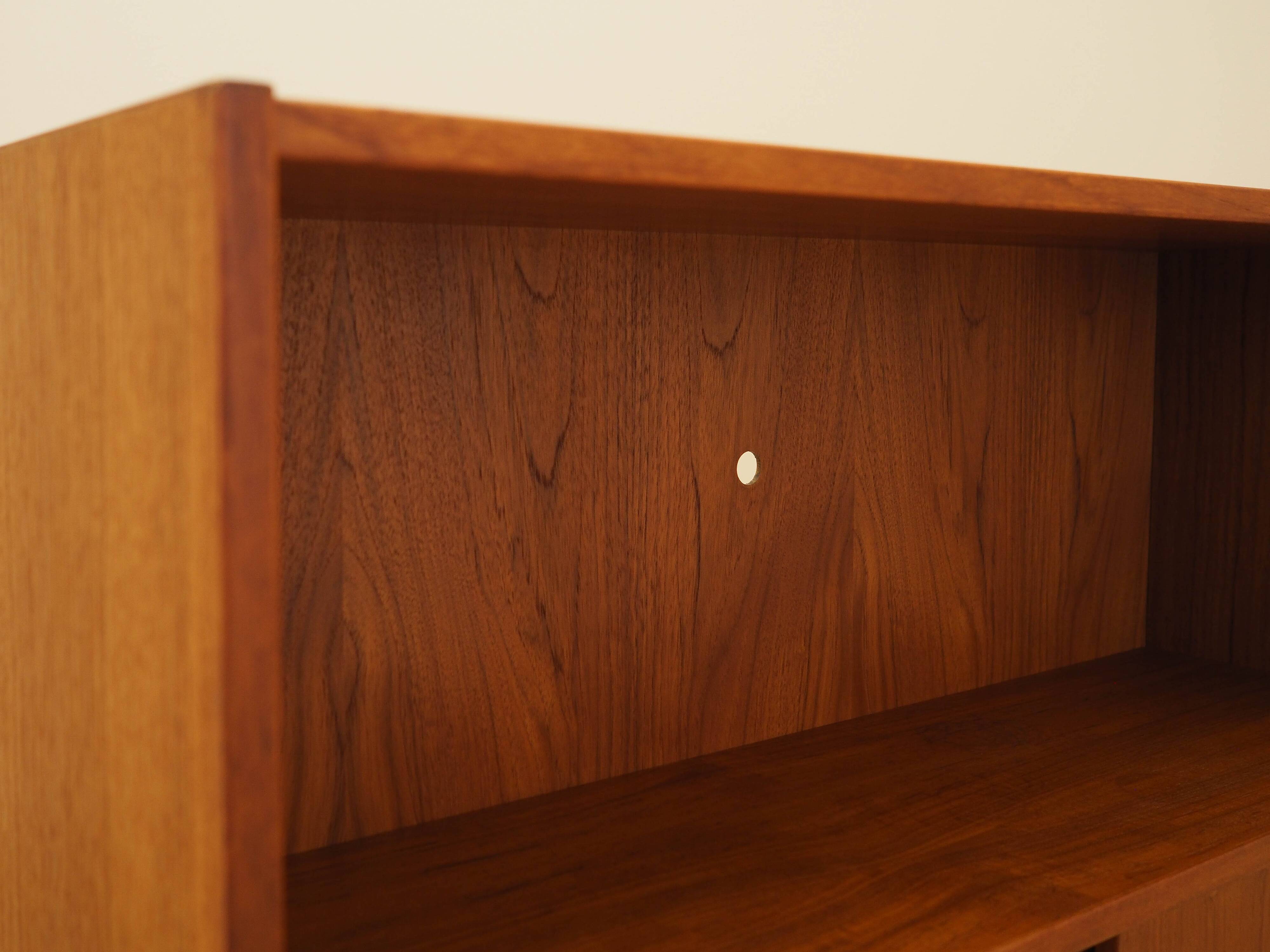 Teak bookcase, Danish design, 1970s, made in Denmark
