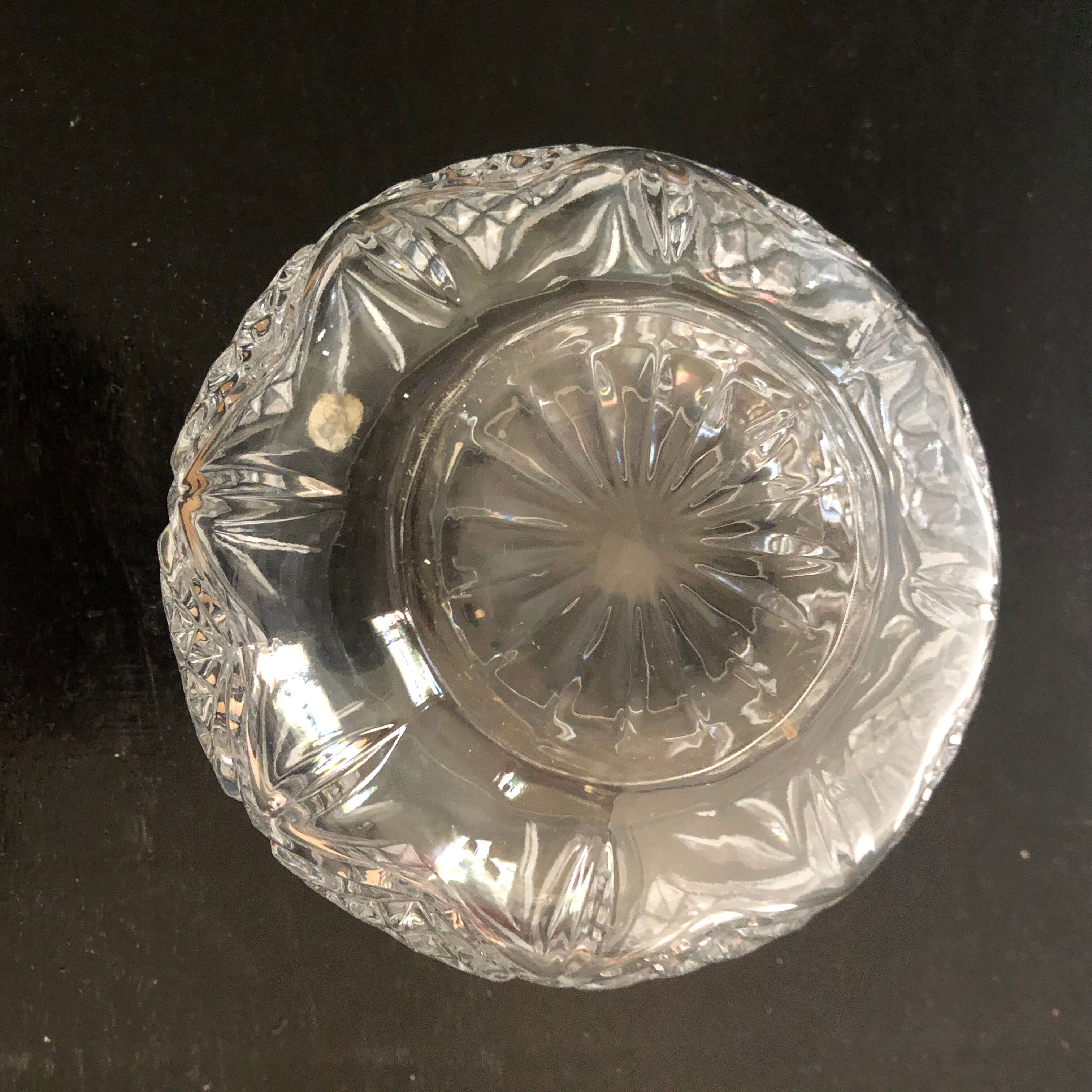 Crystal ball vase